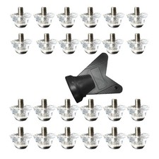12Pcs Soccer Stud Football Cleats Stud Soccer Boot Cleats Track Shoes Accessory