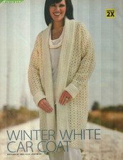 WINTER WHITE CAR COAT SWEATER 5 SIZES WOMENS ...