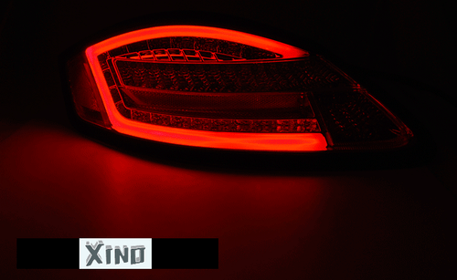 Tail Lights for Porsche Boxster 987 Cayman 05-08 Red LED Dynamic Turn Signal US - Foto 5 di 8