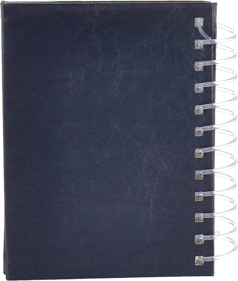 50 Pocket Spiral Bound Leatherette Mini Photo Album Easel for 4 by 6-Inch Prints - Image 2 of 4