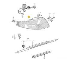 PORSCHE 911 997 Rücklicht hinten rechts 99763148606 NEU ORIGINAL
