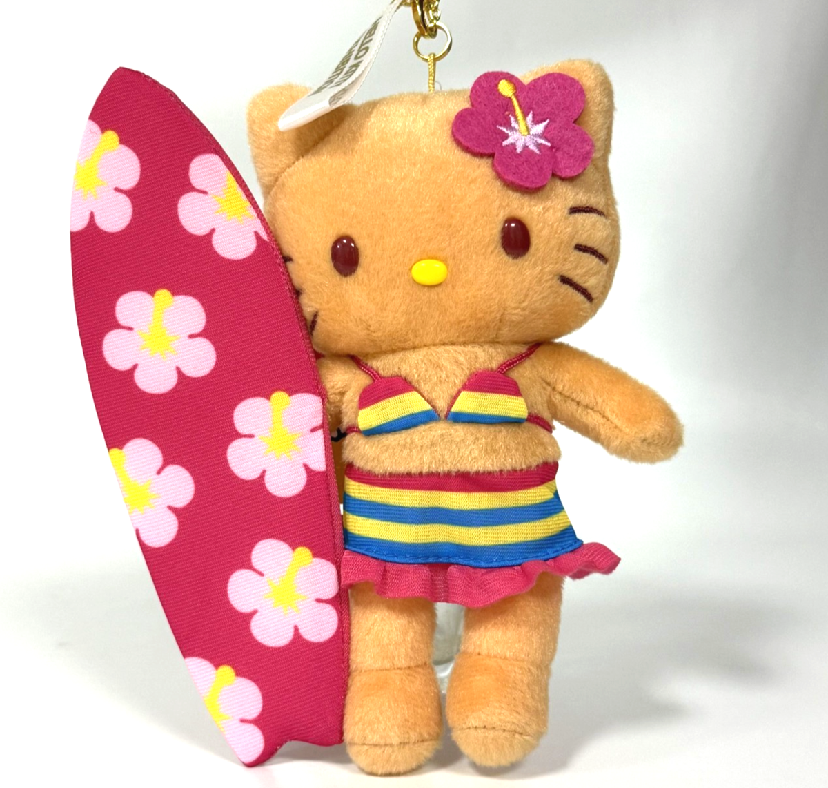 SANRIO HELLO KITTY EXHIBITION KOGAL TANNED MASCOT KEYCHAIN NEW