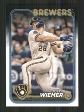 2024 Topps #9 Joey Wiemer Milwaukee Brewers 41306