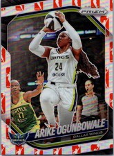 2025 Panini Prizm WNBA #73 Arike Ogunbowale WNBA Logo Prizms