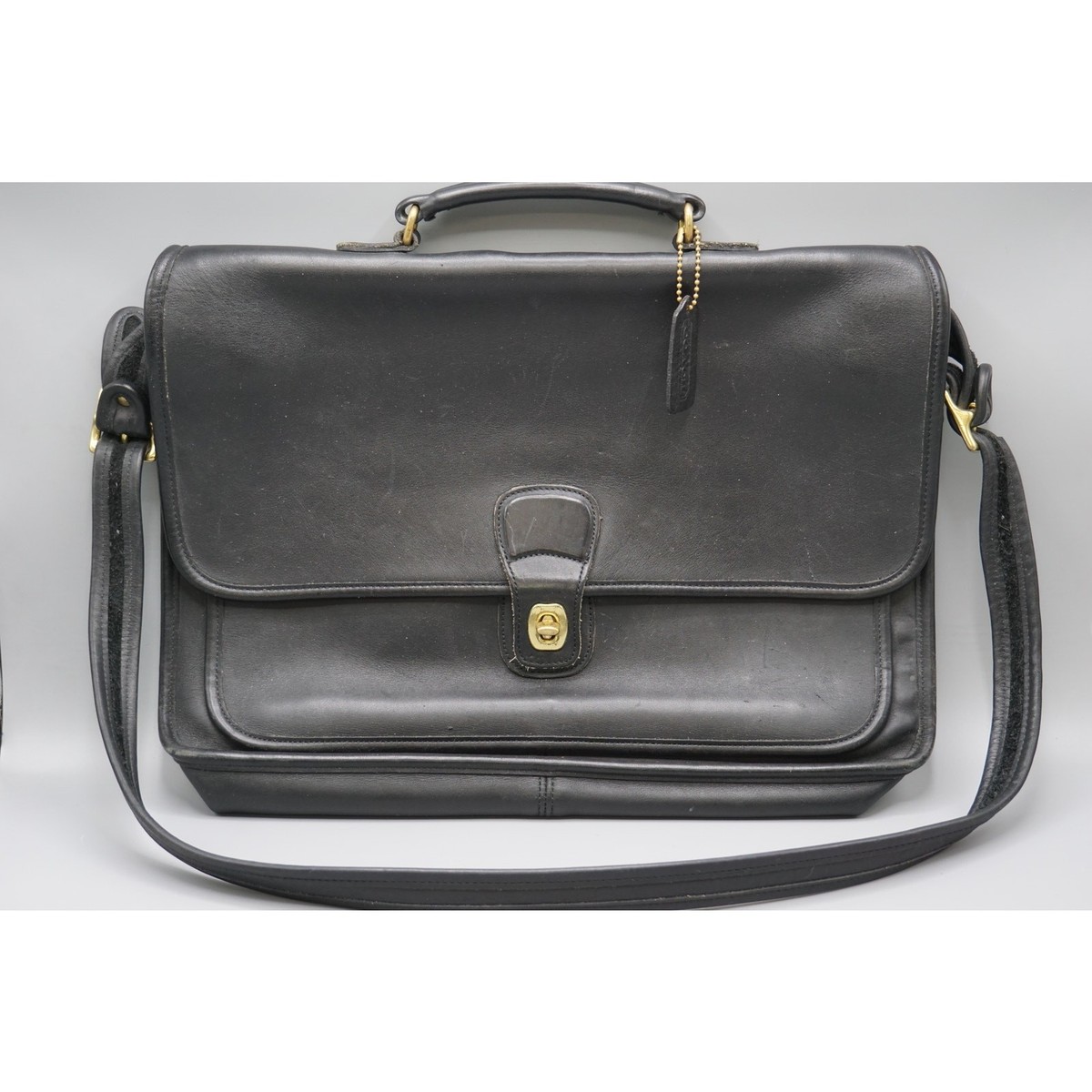 Vintage Coach Metropolitan Briefcase 5180 Black Glove Leather