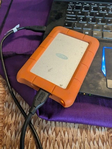 LaCie Rugged HDD 2TB Portable External Hard Drive USB 3.0 please read descripton