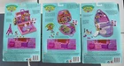 NEW 3x Mini Polly Pocket Polly in Paris Jungle Adventure Snow Mountain Bluebird