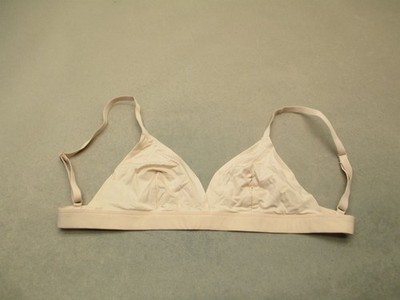 Primark Cares Size S Womens Beige Unlined Wireless Back Closure Bralette Bra 10L