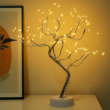 20" Bonsai Fairy Spirit Tree Light with 108 LED, DIY Artificial Tree Lamp, Batte