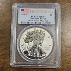 U.S. Mint 2013 American Eagle Silver 1 oz PCGS PR70 Reverse Proof Coin