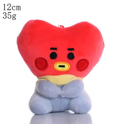 Tata Mini Plush Toy Cute Heart Head Stuffed Doll Gift