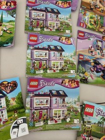 LEGO FRIENDS INSTRUCTION BOOK MANUAL ONLY HUGE LOT 41130 41714 41684 41095 41449
