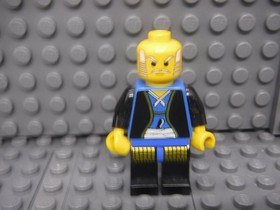 Lego Shogun Minifigure 6083 6089 6093 Ninja W/ Chrome Horn cas056