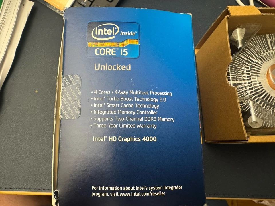 Intel i5-3570k LGA1155 Original Unused Heatsink and fan. NO CPU - Image 4 of 4