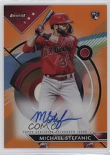 2023 Topps Finest Orange Refractor 9/25 Michael Stefanic #FA-MST Auto 0ui5