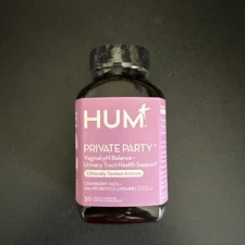 HUM Private Party Vaginal Probiotics for pH Balance & Urinary Support SEALED