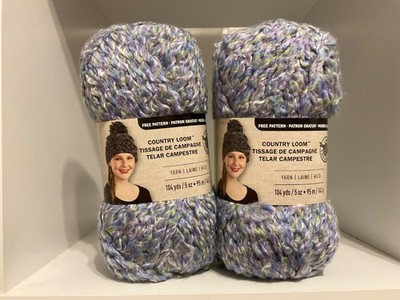 Loops & Threads Country Loom Lot of 2 Lavender Blues Super Bulky