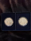 2008-2015 W Silver Eagles  COA (2 Coins Set)💥 2 Troy Ounces💥💥