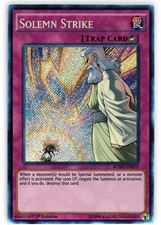 Solemn Strike - BOSH-EN079 - Secret Rare - 1st Edition x1 - Moderately Played