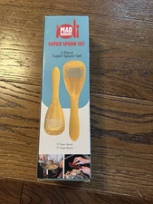Mad Hungry Super Spoon and Skinny Spurtle 2-piece Set, New- Open Box, 9" & 11"