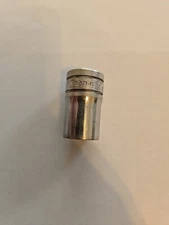 Snap On 1/2" Drive 9/16" 6PT Shallow Chrome Socket TW-181