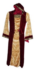 Girls Renaissance Fair Medieval Halloween Costume Dress M 8 L XL 14 16 Purim NEW