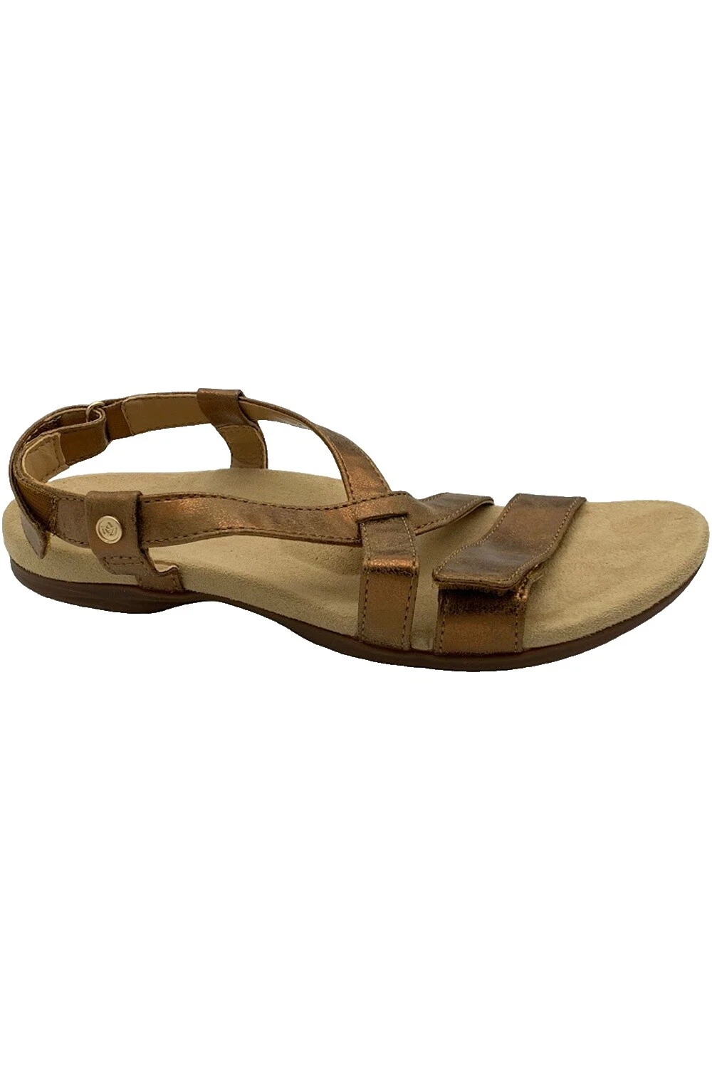 Sandalias superiores de cuero para mujer Spenco