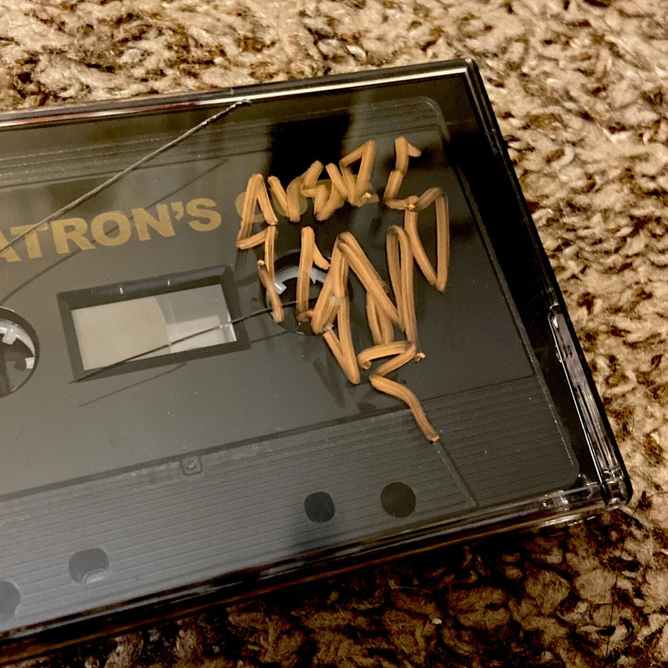 AJ SUEDE & TELEVANGEL Metatron's Cube SIGNED! BLACK CASSETTE TAPE Blue Sky Death - Image 2 of 4