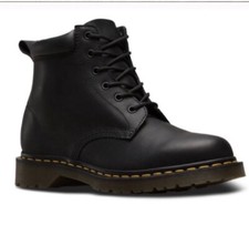 Dr. Martens 939 Ben Six-Eye Core Boot Size: 5 Men/6 Women/37 EU Black Greasy NEW