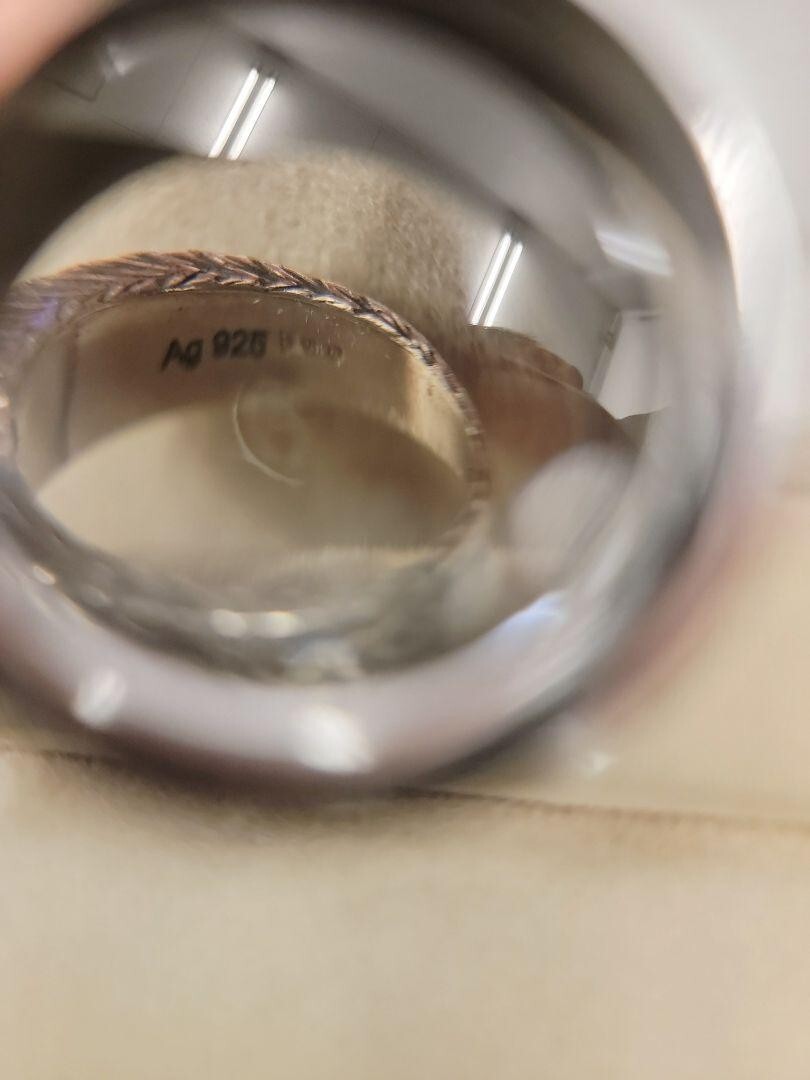 Gucci Interlocking G Arabesque Ring Silver925 (JP… - image 5