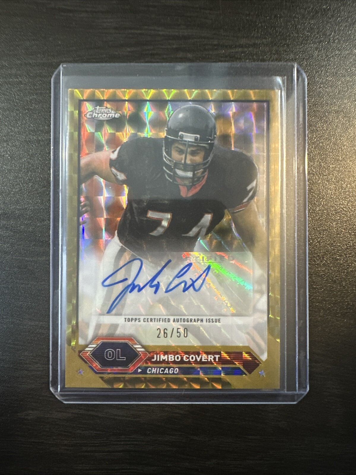 2023 Topps Chrome Composite Jimbo Covert 26/50 Gold Auto