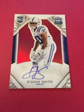 D'Joun Smith Colts 2015 Crown Royale Red Auto Rookie #182  17/99