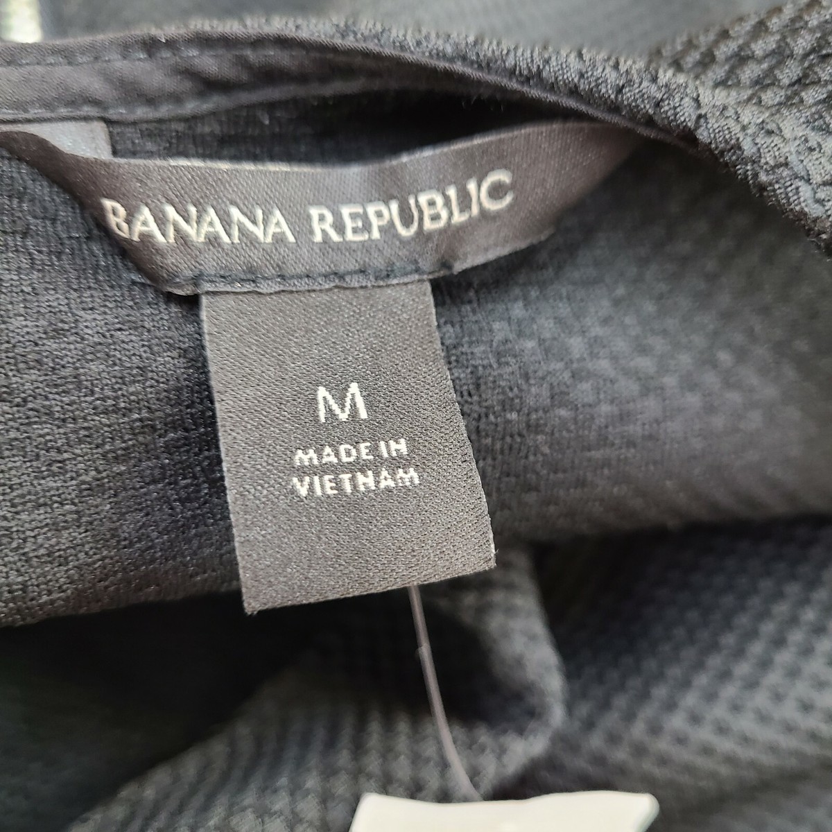 Haut Sans Manches Banana Republic - Fausse Peau Noire - Taille S - Occasion Très Bon état