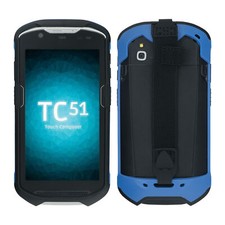 TC51 Blue Protect Cover Rugged Boot Handstrap For Zebra TC510K TC52 TC56 TC57