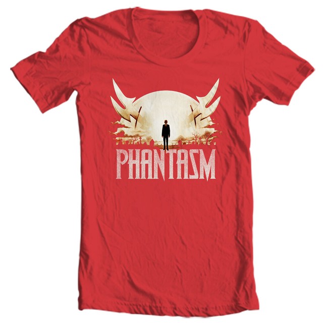 Phantasm 1978 red T Shirt vintage horror movie retro style graphic tee