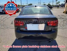 Fit2010-2013 Kia Forte License Plate Bezel Backdrop Trim Cover Accent