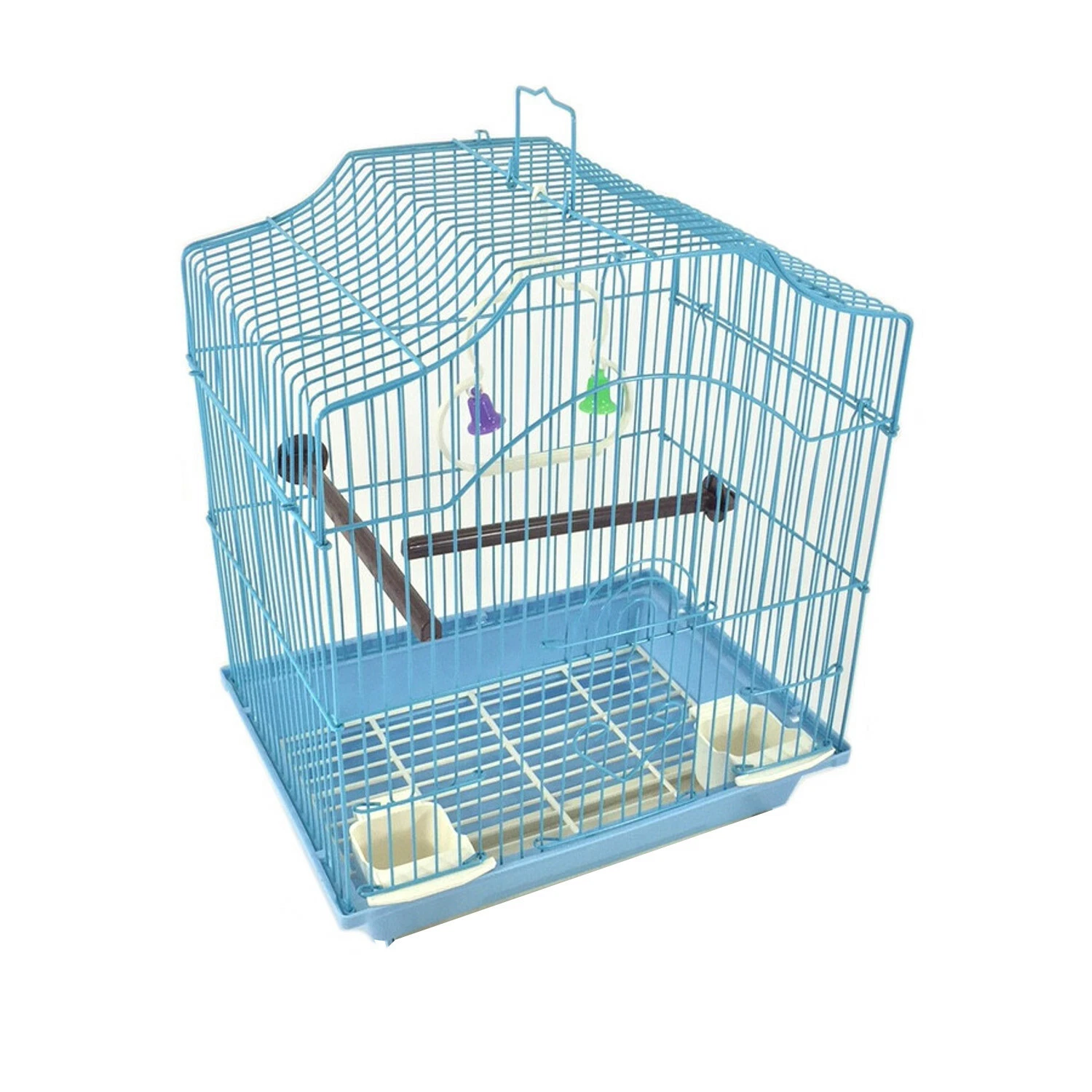 14" Small Parakeet Wire Bird Cage for Finches Canaries Hanging Travel Bird House
Opens in a new wind
