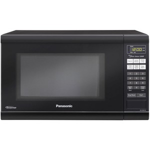 Panasonic Black 1 2 Cu Ft 1 200 Watt Countertop Microwave Oven