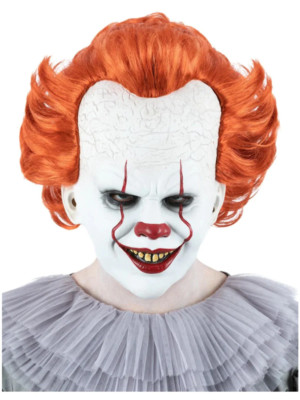 IT Chapter Two Pennywise Maske Halloween Erwachsene lizenziert Kostüm Clown