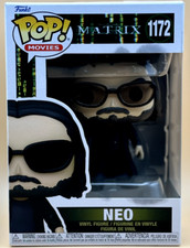 Funko POP! Neo Matrix Movies 1172 Black Sunglasses Coat W/ PROTECTOR - P65