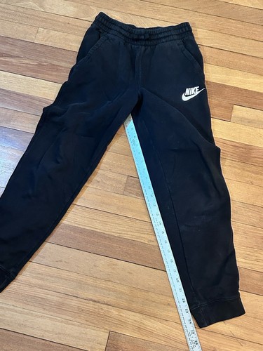 Girls Nike Black Sportswear Logo Sweatpants Joggers Size Large M1 - Picture 2 of 5