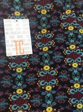 Lularoe TC Tall Curvy Leggings Black Solid Floral Paisley Blue Yellow Unicorn