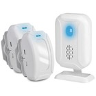 Infrared Motion Alarm System 2 Sensors Detector Home Security Flash Indicator
