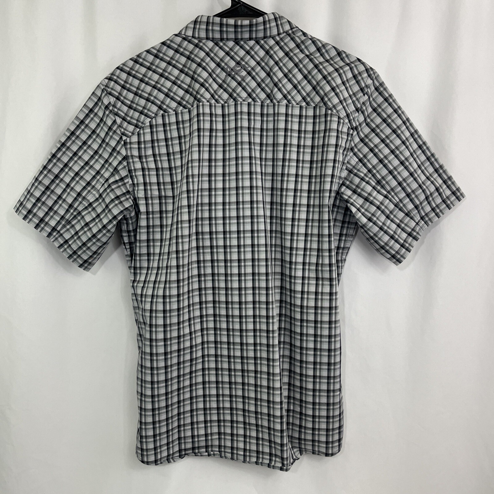 Camicia da uomo Arc'teryx Kaslo manica corta a scatto grigia taglia small