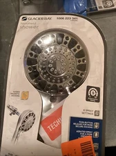 Glacier Bay Handshower Push Release 6-Function Wall Mounted Chrome Finish  READ