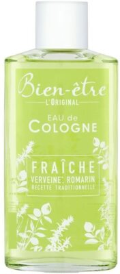 BIEN-ETRE EAU DE - COLOGNE AUX ESSENCES FRAÎCHE Verveine ROMARIN 250ml Bottle