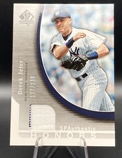 2005 SP Collection Derek Jeter /130 Authentic Honors Jersey Patch Yankees HOF