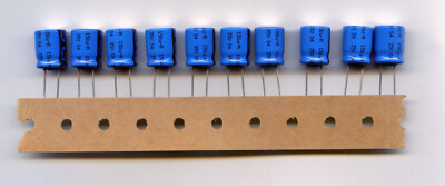 150 uF 35 Volt - Capacitor Kondensator 105°C 20% 10x ELCO VISHAY BC Austria Ca C