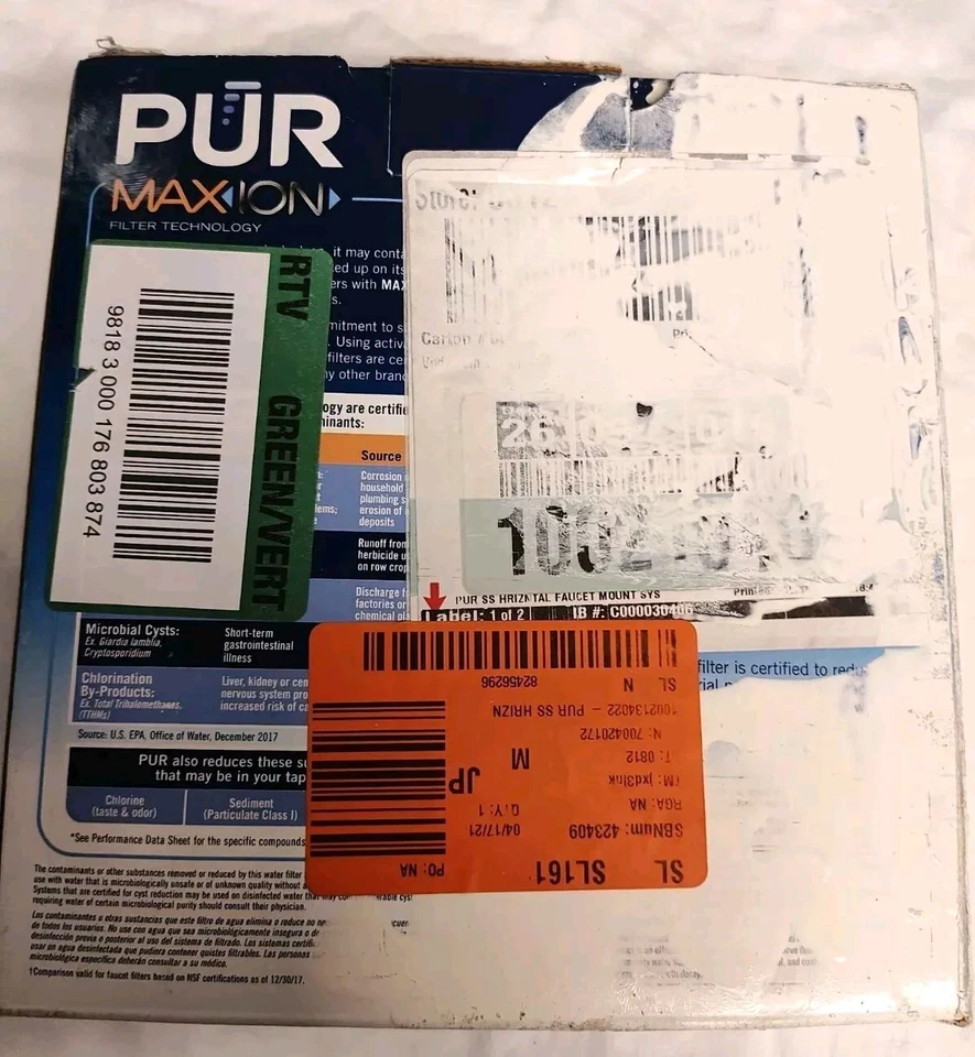 PUR Advanced Maxion Faucet Water Filtration System PFM450S Stainless Steel Style - Image 2 of 4
