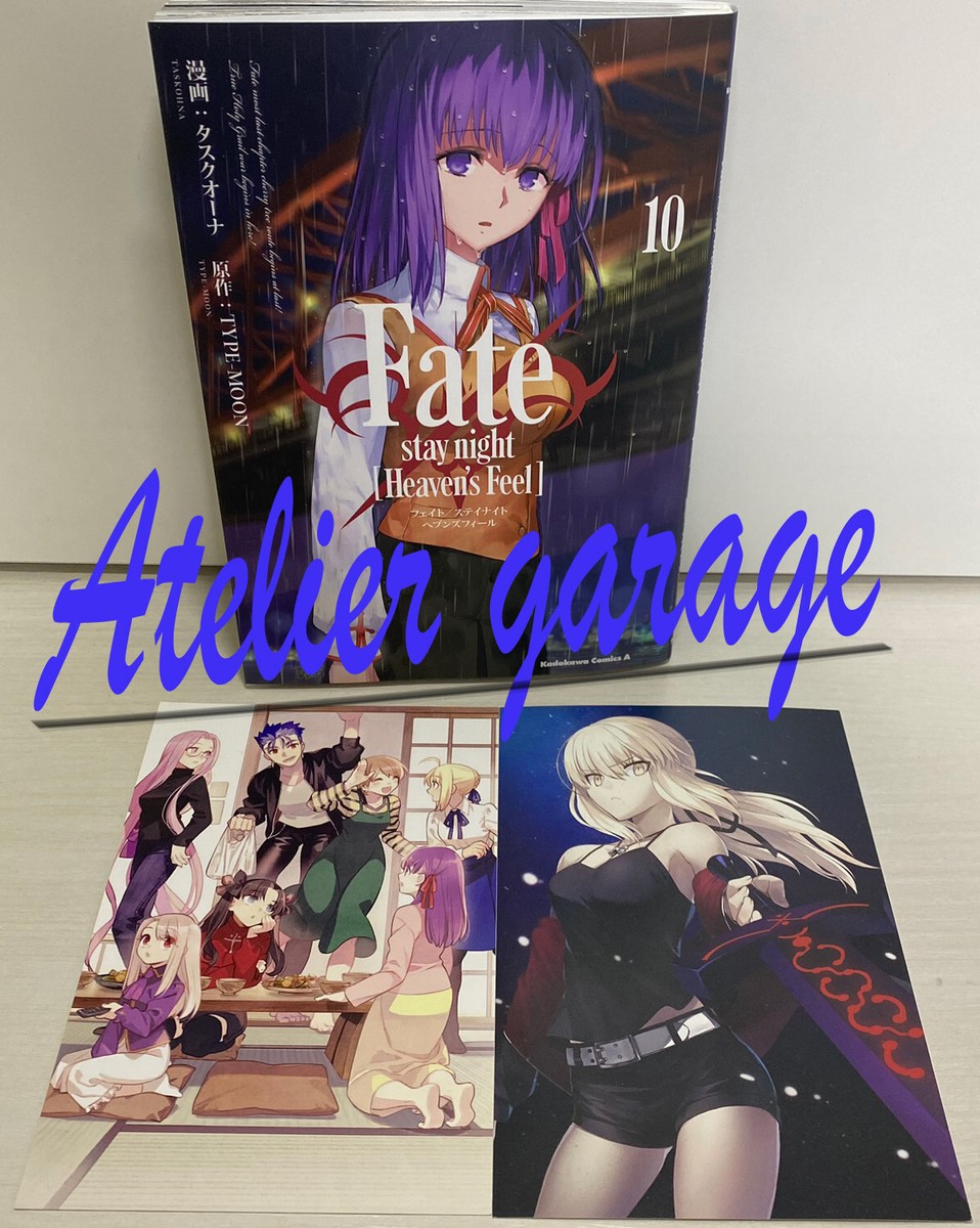Fate stay night Heaven's Feel Vol.10+2 Limited illustration